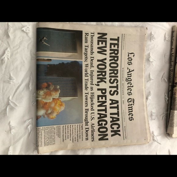 MAKE ME AN OFFER 9/11 and Osama Bin Ladin headlines - Picture 8 of 10